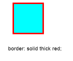 border-width css  