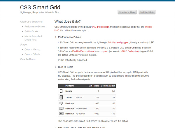 сетка css  CSS Smart Grid