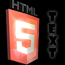 текстовый элементы в html5