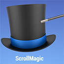 ScrollMagic поможет вам легко реагировать на текущую позицию прокрутки и создать анимацию