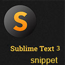 Создание сниппета в sublime text 3